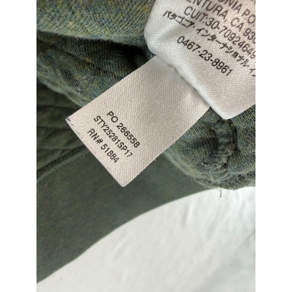 Patagonia Womens Cotton Quilt Snap-T Pullover Green Teal 25281 SP17 Small - Picture 4 of 8